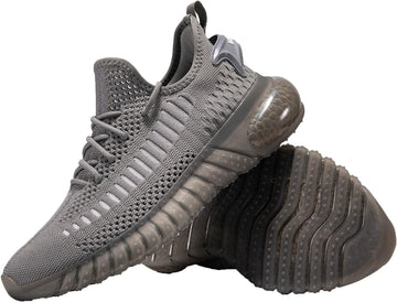 Men'S Athletic Walking Shoes Outdoor Running Shoes Slip on Fashion Sneaker Darkgrey 13