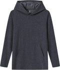 Mens Pullover Hoodies Workout Sweatshirts Breathable with Adjustable Athletic Fashion Gray Size L