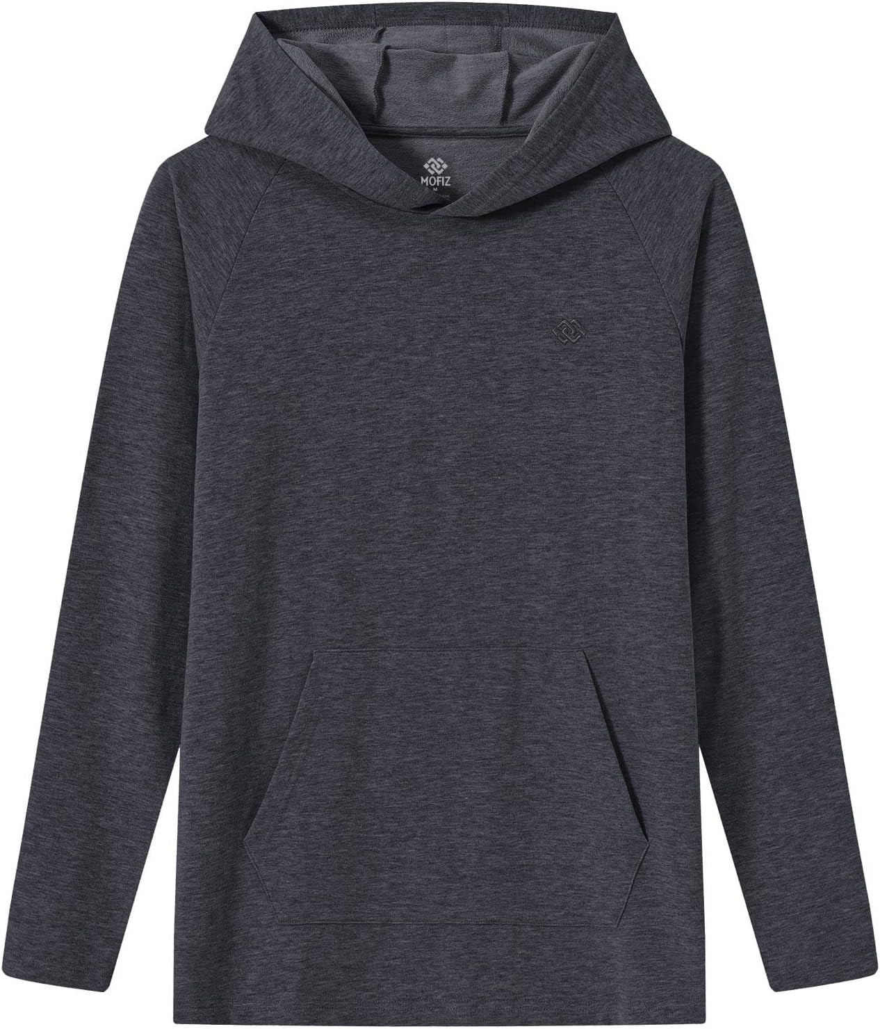 Mens Pullover Hoodies Workout Sweatshirts Breathable with Adjustable Athletic Fashion Gray Size L