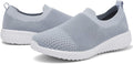 Walking Shoes Women Slip on Sneakers Knit Lightweight Comfortable Breathable Nurse Shoes for Work Travel