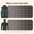 Electric Heated Vest with 10000Mah Battery Pack for Men and Women,M