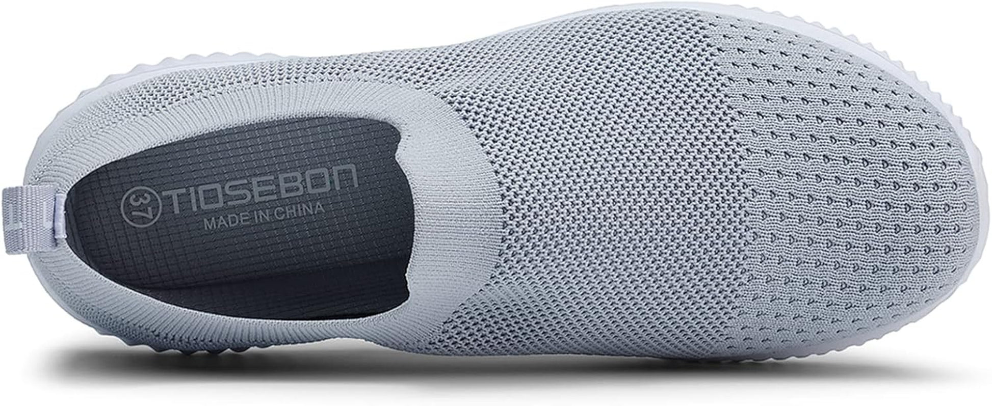 Walking Shoes Women Slip on Sneakers Knit Lightweight Comfortable Breathable Nurse Shoes for Work Travel