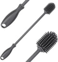Silicone Bottle Cleaning Brush with Long Handle, 12.5
