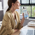 A2 Hydrogen Water Bottle,420Ml Glass Hydrogen Water Generator Rechargeable Hydro