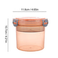 Overnight Oats Containers with Lids and Spoon,Mason Jars,20 Oz Glass Oatmeal Container to Go for Chia Pudding Yogurt Salad Cereal Meal Prep Jars Clear