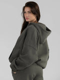 Cloud Zip Hoodie For Matured Women