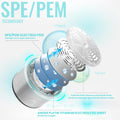 A2 Hydrogen Water Bottle,420Ml Glass Hydrogen Water Generator Rechargeable Hydro