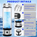 Filter Ionizer Hydrogen Generator Maker Energy Water Cup High Borosilicate Antioxidan H2 Hydrogen Rich Healthcare Water Bottle