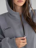 Cloud Zip Hoodie For Matured Women