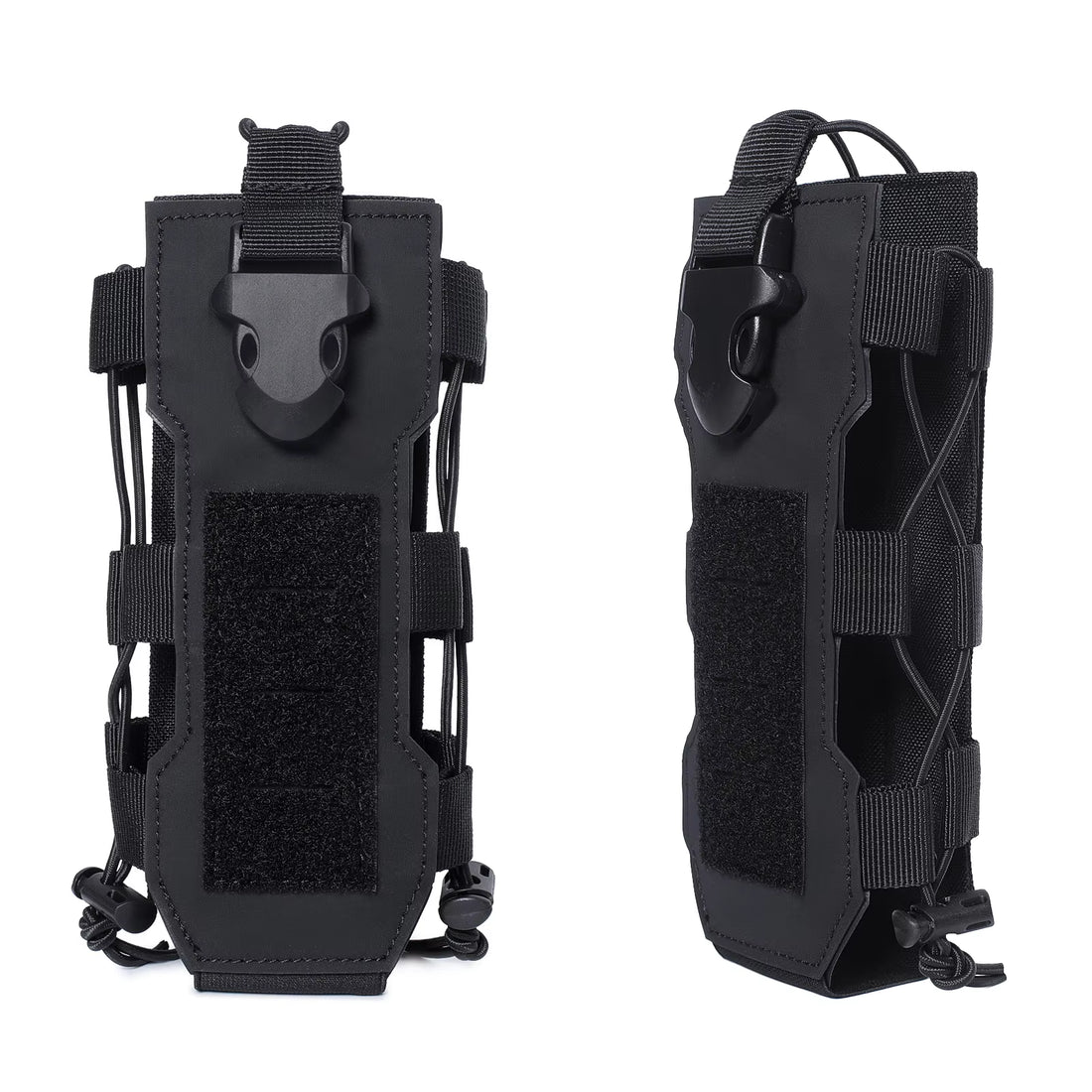 Laser Cut Design Molle Adjustable Water Bottle Holder 40 Oz Tactical Bottle Pouch for Backpack Belt Molle Radio Pouch Holder
