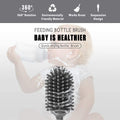 Silicone Bottle Cleaning Brush with Long Handle, 12.5