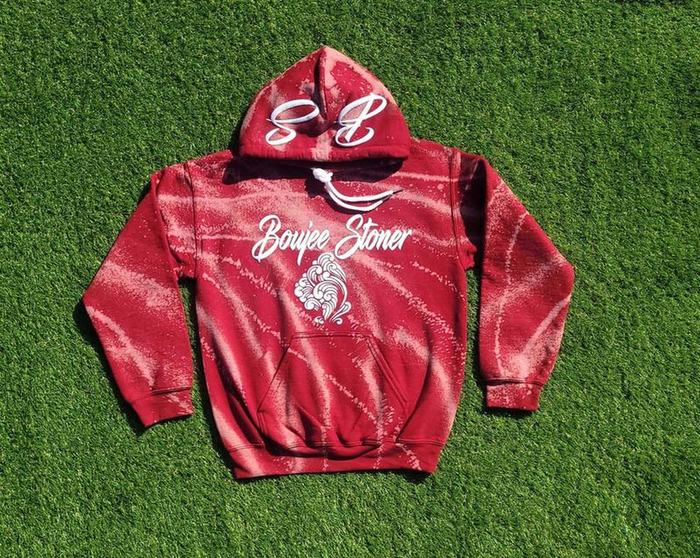 Boujee Stoner Bleached Hoodies