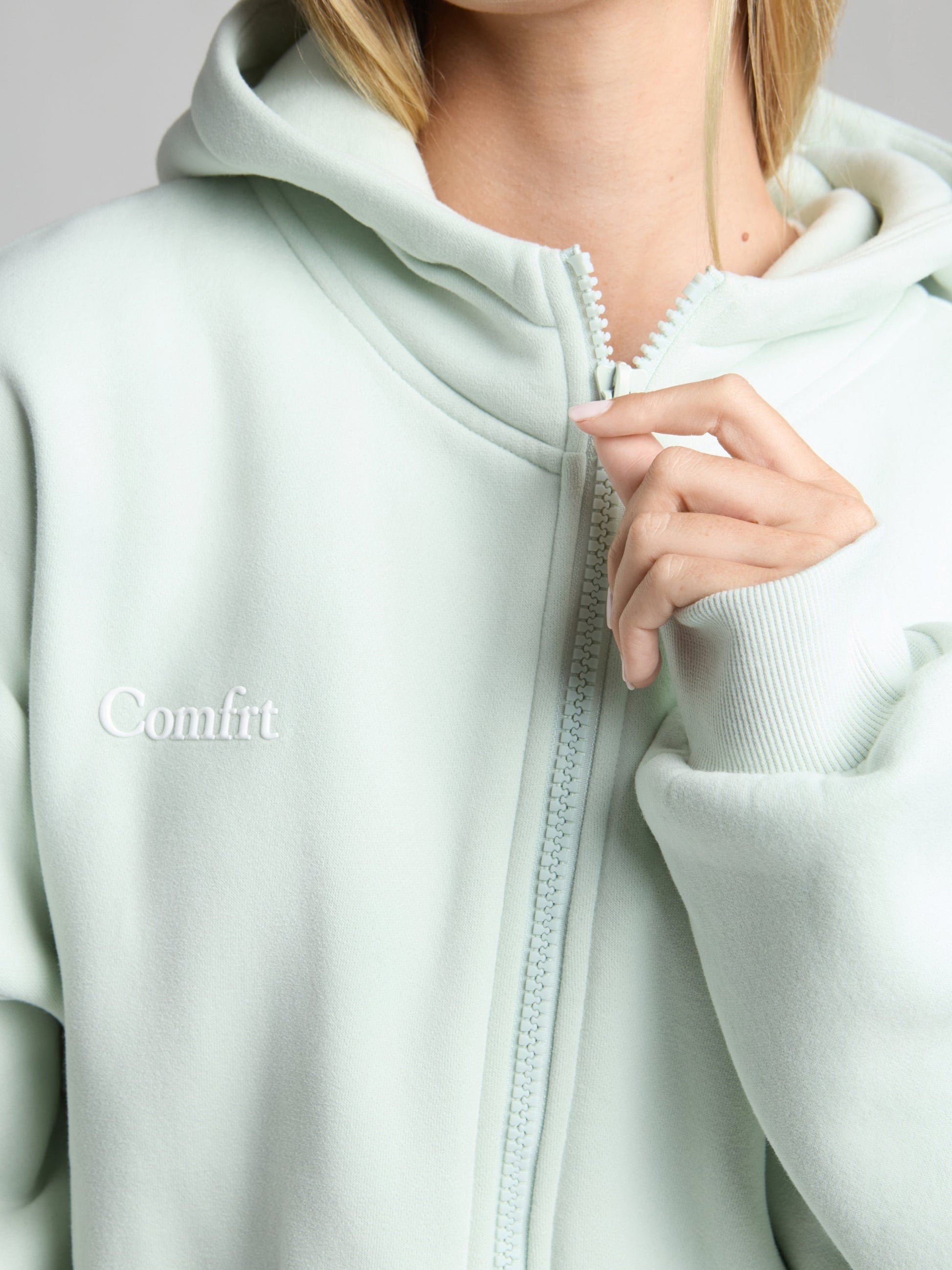 Cloud Zip Hoodie For Matured Women
