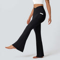 Dlooda Women'S Flare Leggings with Pockets-Crossover High Waisted Bootcut Yoga Pants-Tummy Control Vertical Bell Bottom Leggings