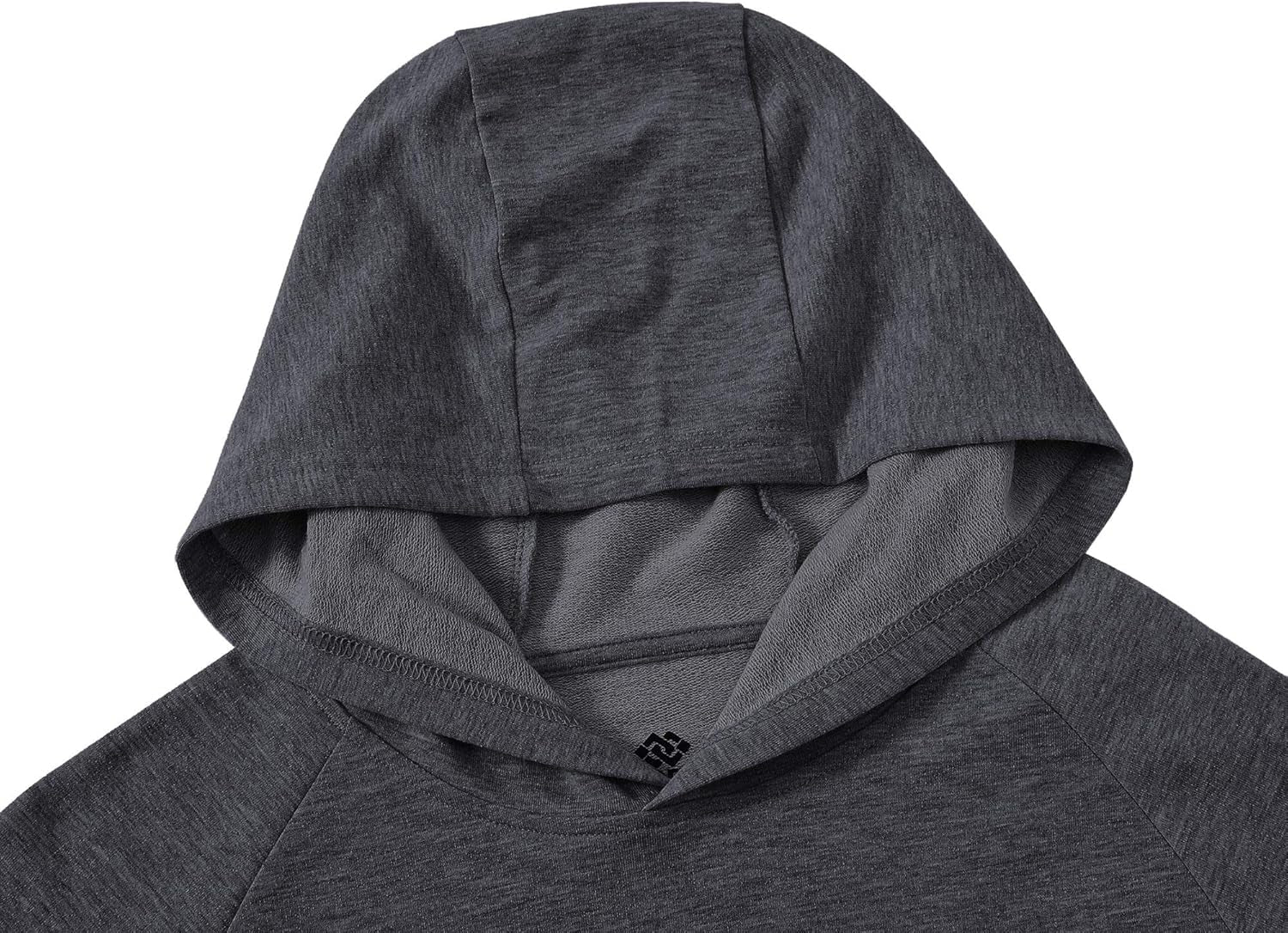 Mens Pullover Hoodies Workout Sweatshirts Breathable with Adjustable Athletic Fashion Gray Size L