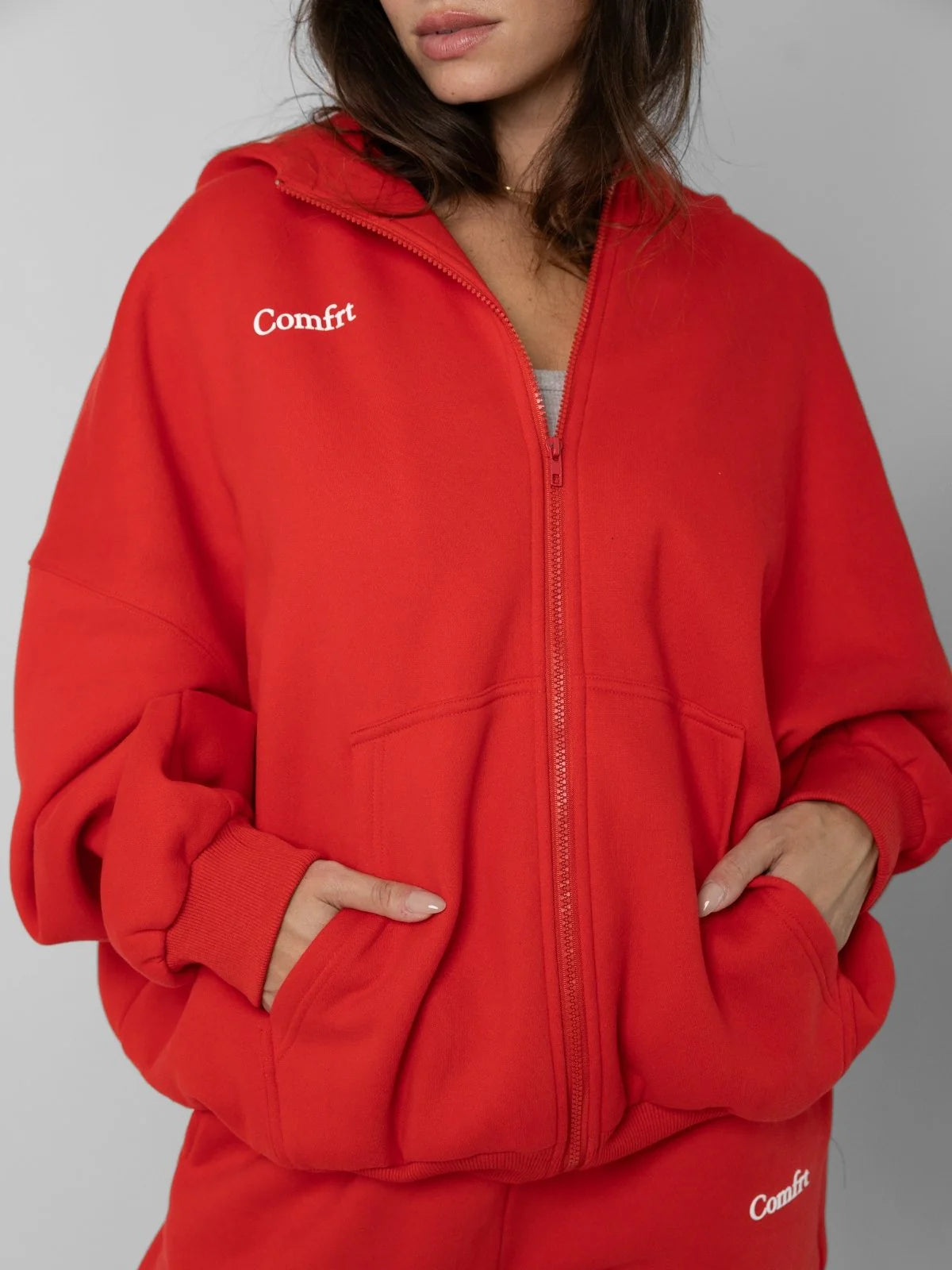 Cloud Zip Hoodie For Matured Women