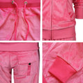Velour Tracksuit Womens 2 Pieces Joggers Outfits Jogging Sweatsuits Set Soft Sports Sweat Suits Pants