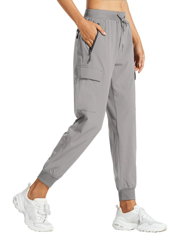 Women Cargo Hiking Pants Lightweight Joggers Women Workout Pants Outdoor Quick Dry Lounge Trousers