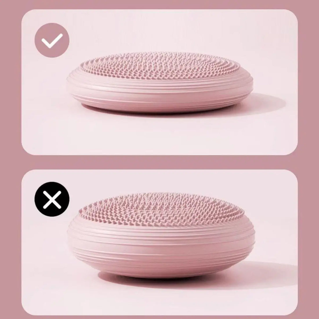 Inflatable Core Balance Pad 34cm Dynamic Stability Trainer PVC For Women Home Yoga Pilates Fitness