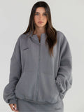 Cloud Zip Hoodie For Matured Women
