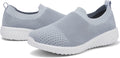 Walking Shoes Women Slip on Sneakers Knit Lightweight Comfortable Breathable Nurse Shoes for Work Travel