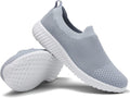 Walking Shoes Women Slip on Sneakers Knit Lightweight Comfortable Breathable Nurse Shoes for Work Travel