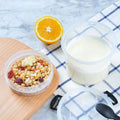 Overnight Oats Containers with Lids and Spoon,Mason Jars,20 Oz Glass Oatmeal Container to Go for Chia Pudding Yogurt Salad Cereal Meal Prep Jars Clear