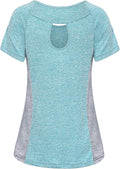 Active Wear Yoga Top Cool Dry Workout Shirt Exercise Clothes