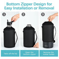 64Oz 128Oz Sports Water Bottle Holder Bag with Shoulder Strap Pouch Portable Thermal Vacuum Mug Sleeve Protective Cover Carrier