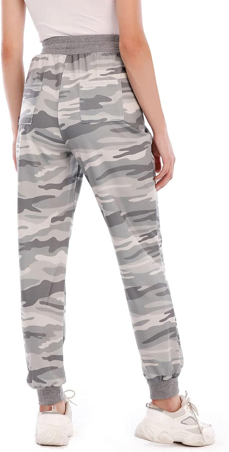 Women’S Jogger Pants, Camo High Waist Activewear Sweatpants