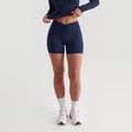 OQQ Women'S High-Waisted Yoga Shorts Side Pocket Design Fitness Shorts Running Yoga Gym Shorts Basic Minimalist Bottoms