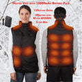 Electric Heated Vest with 10000Mah Battery Pack for Men and Women,M