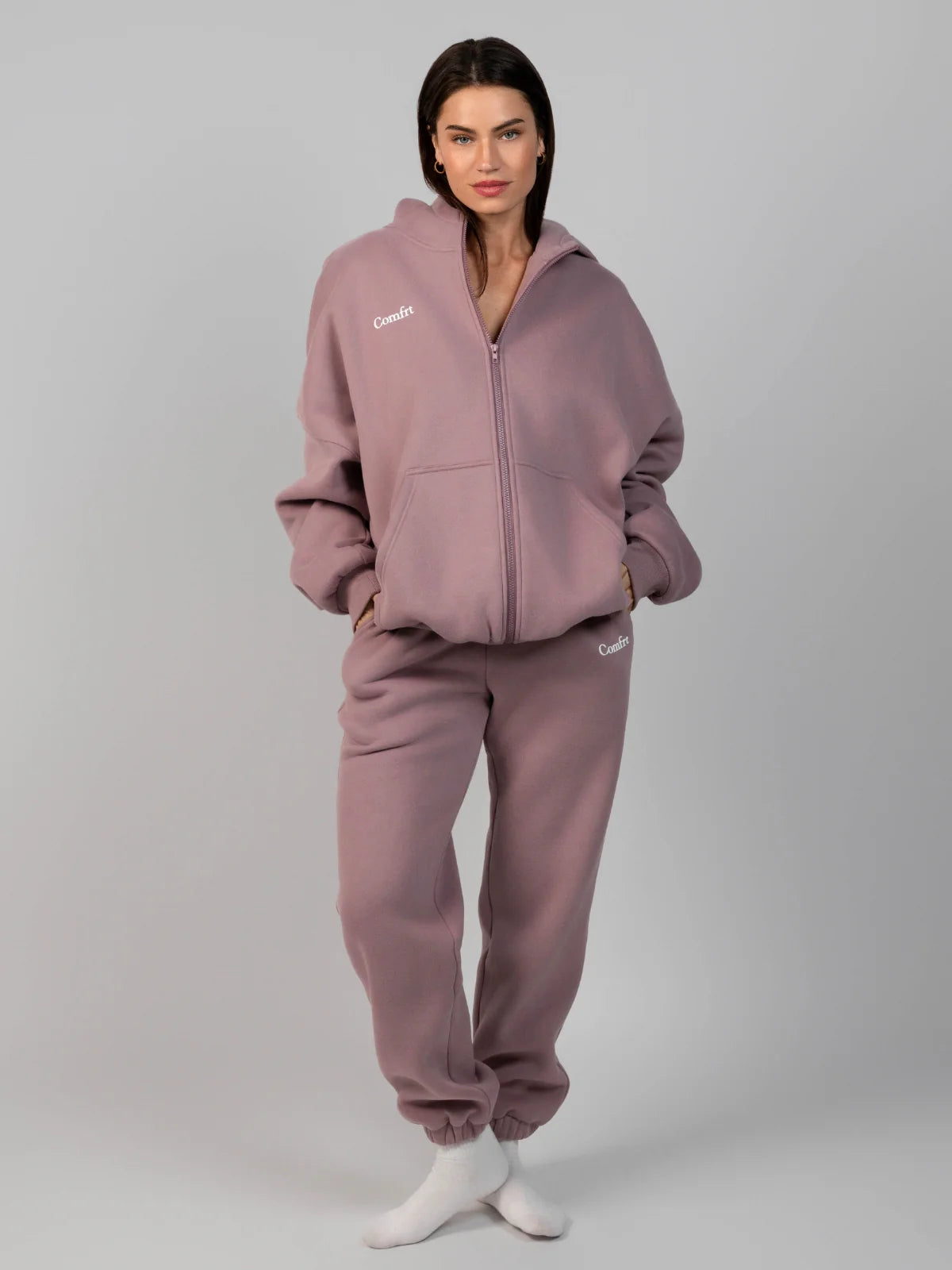 Cloud Zip Hoodie For Matured Women